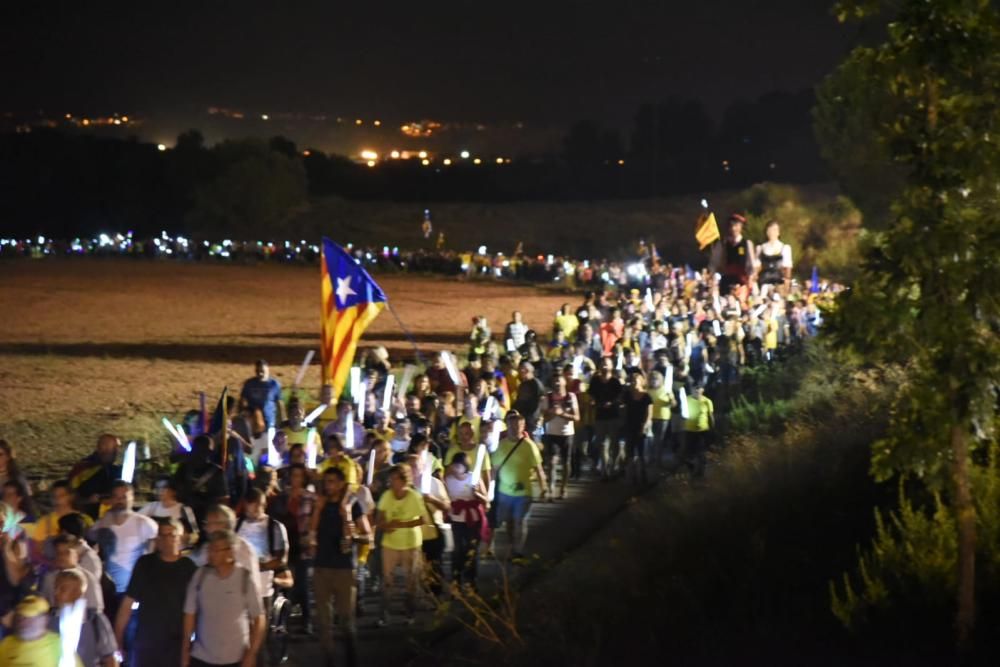 Marxa de torxes a Lledoners