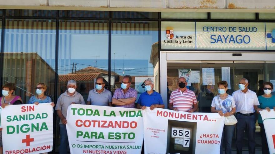 Los sayagueses suman 44 movilizaciones contra el combate del desmantelamiento de la sanidad rural