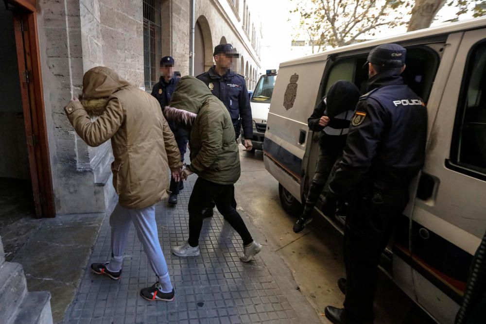 Operación 'Goodbye' en Son Banya: los detenidos, ante el juez