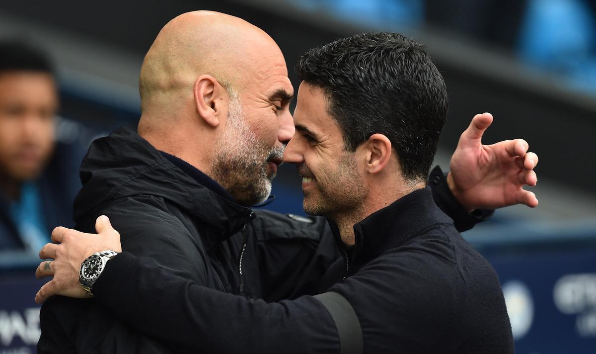 Manchester City y Arsenal se vieron las caras en el Etihad
