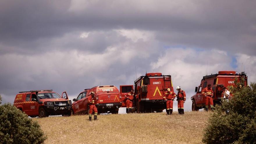 La UME prepara la campaña de incendios en Córdoba