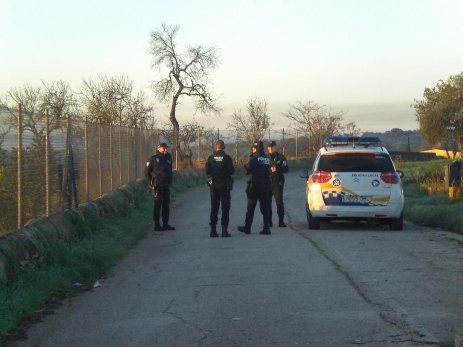 Accidente en la carretera vieja de Sineu