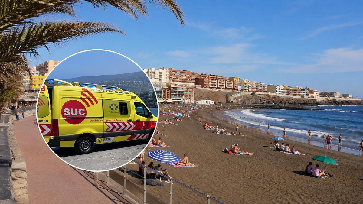 Un hombre sufre un síncope en Melenara