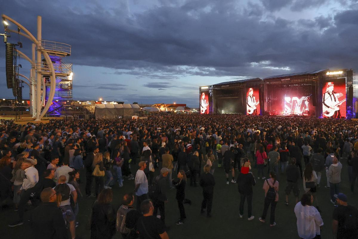 Los dos escenarios principales del Festival Primavera Sound Madrid.