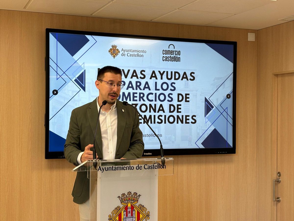 Alberto Vidal, concejal de Comercio del Ayuntamiento de Castelló.
