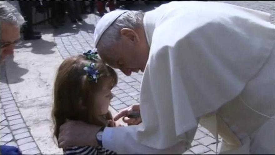 La niña de cinco años que ha conmovido al Papa