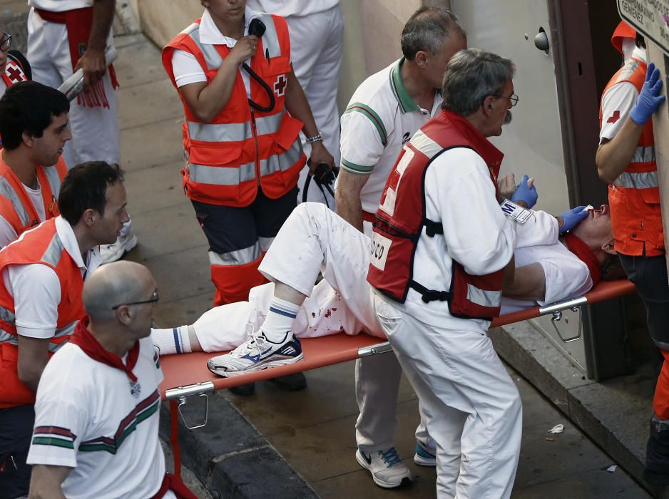 El primer ''encierro'' dels Sanfermines 2016