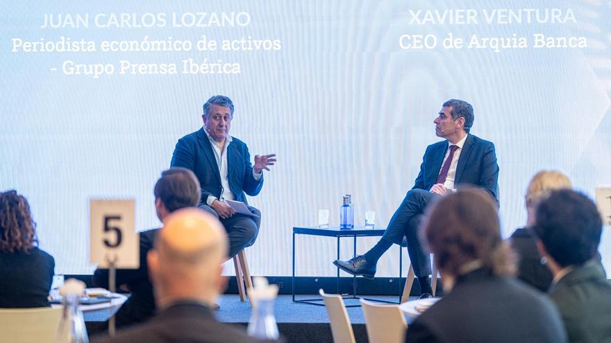 Carlos Lozano, periodista econòmic d’‘actius’ al costat de Xavier Ventura, CEO d’Arquia.