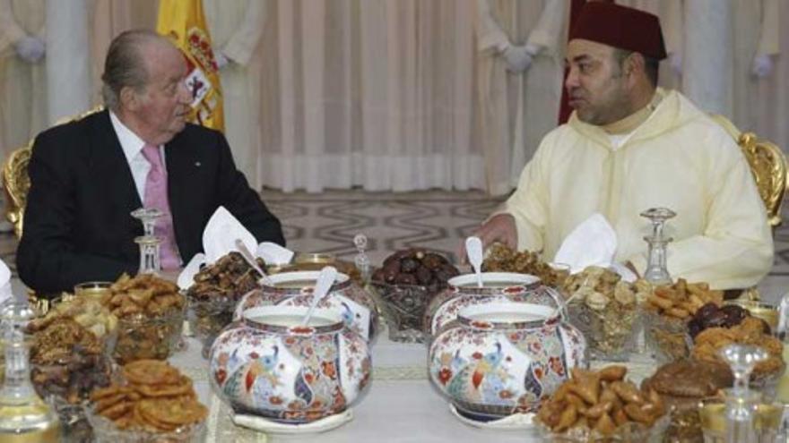Cena oficial para el Rey en Rabat