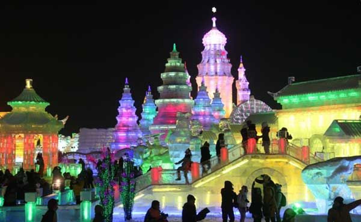 Festival de Esculturas de Nieve y Hielo de Harbin.