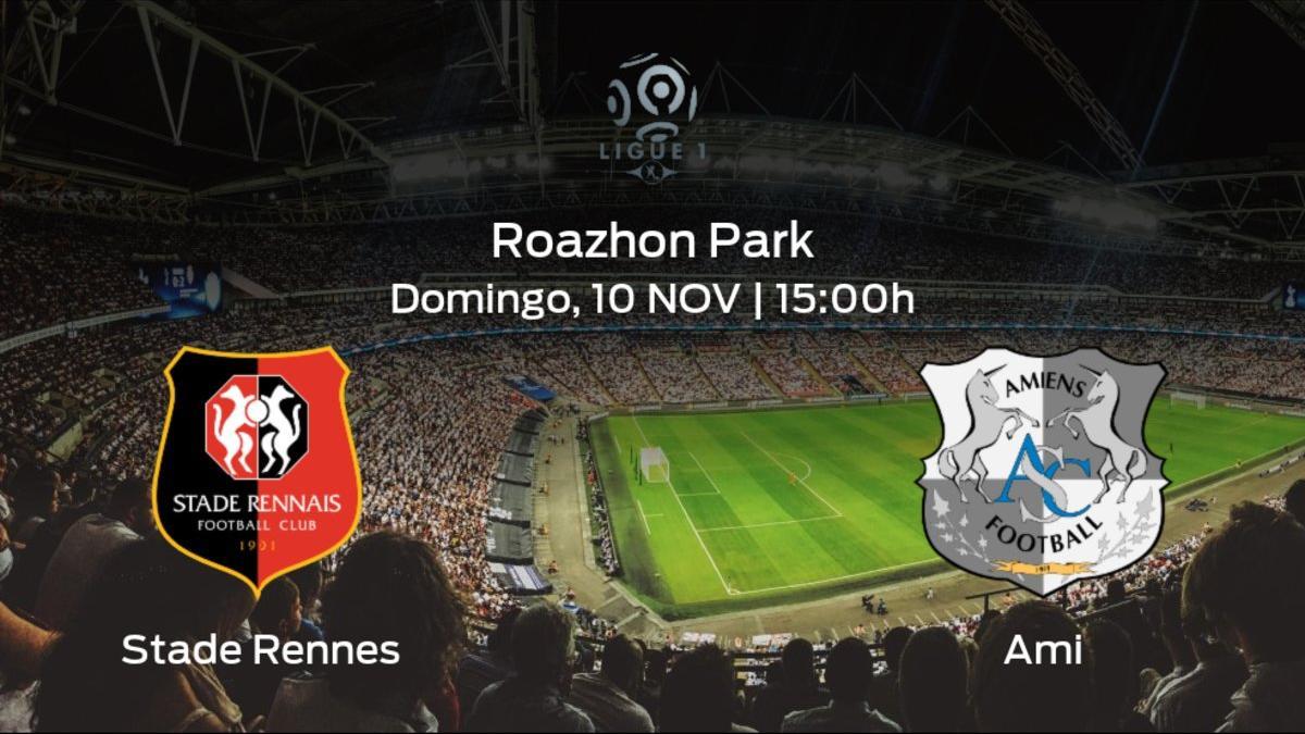 Jornada 13 de la Ligue 1: previa del duelo Stade Rennes - Amiens SC