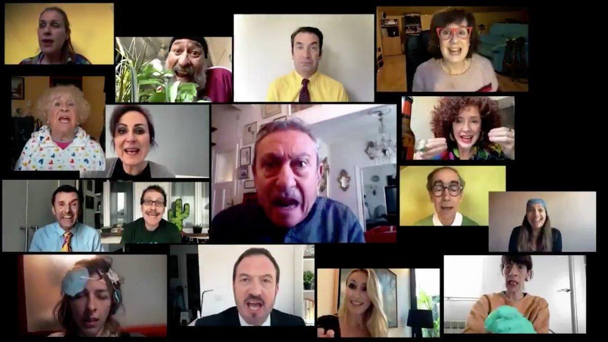 Los protagonistas de 'Camera Café' en su virtual y sorprendente reencuentro