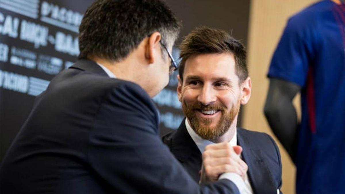 Messi terminará su carrera deportiva en el FC Barcelona