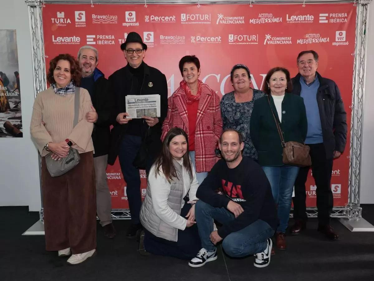 Suscriptores en el balcón de fallas 2025