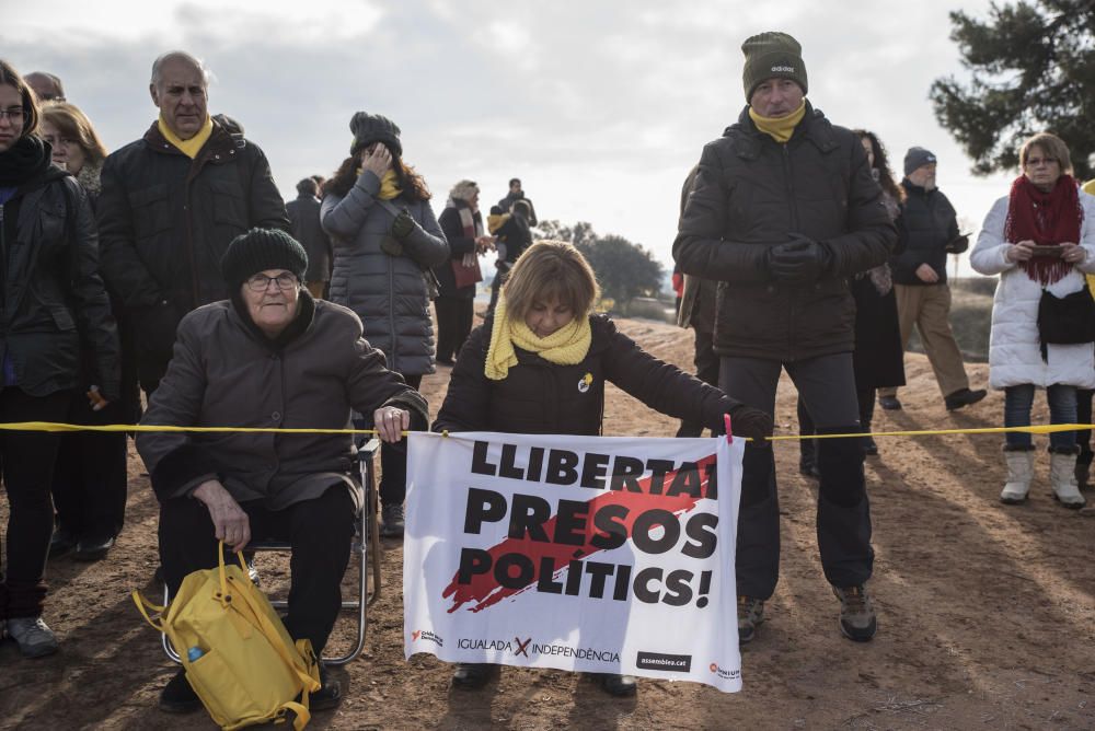 Acte a l'esplanada de Lledoners convocat per Assem