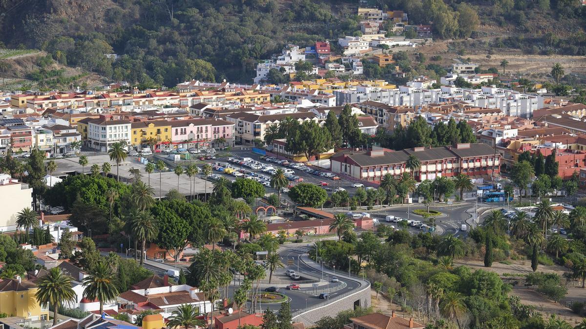 Panorámica de la Villa de Santa Brígida.