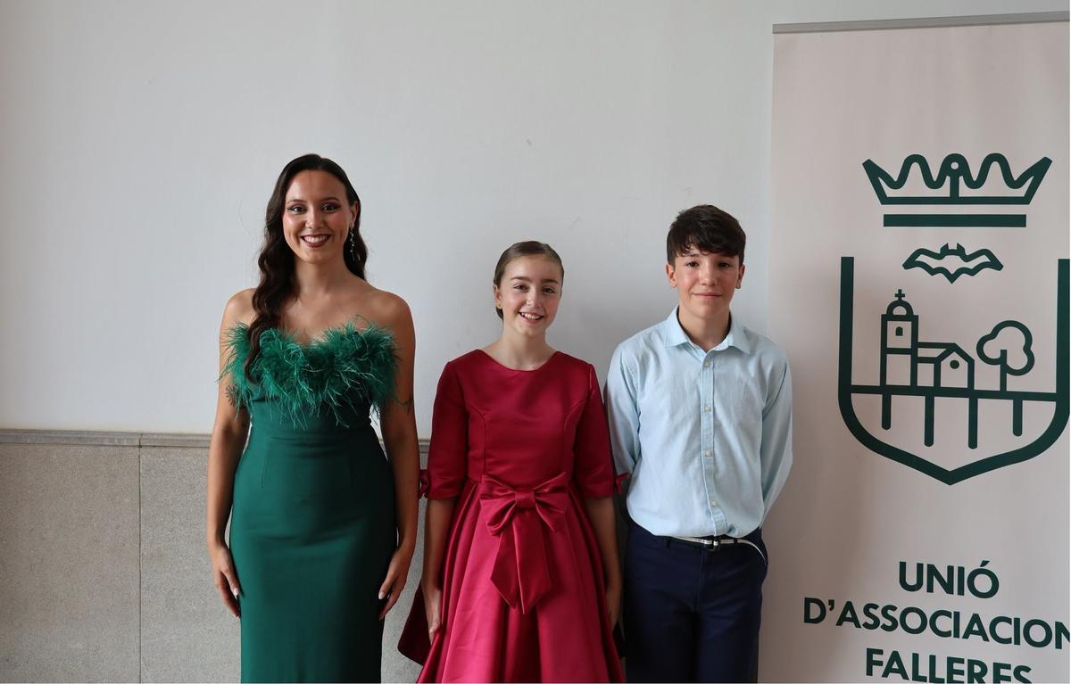Yazmina Ruiz Valero, Aitana Palomares Navarro y Marc Urbano.