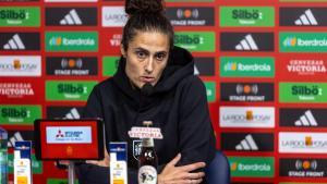 Rueda de prensa de Montse Tomé
