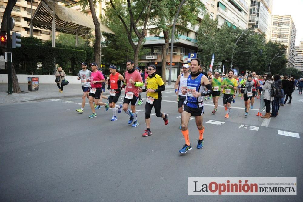 Murcia Maratón. Salida