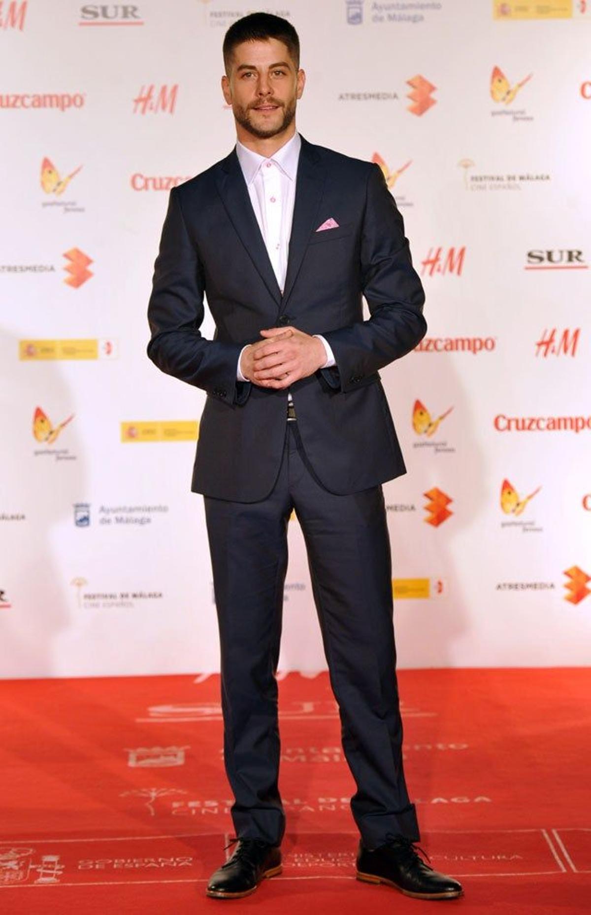 Luis Fernández, en la alfombra roja del Festival de Cine de Málaga