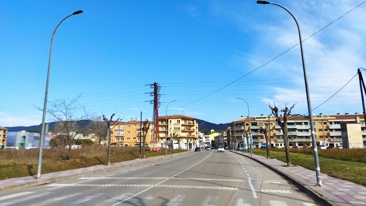 Diversos fanals del municipi de Santa Cristina d'Aro que es canviaran per llums de LED