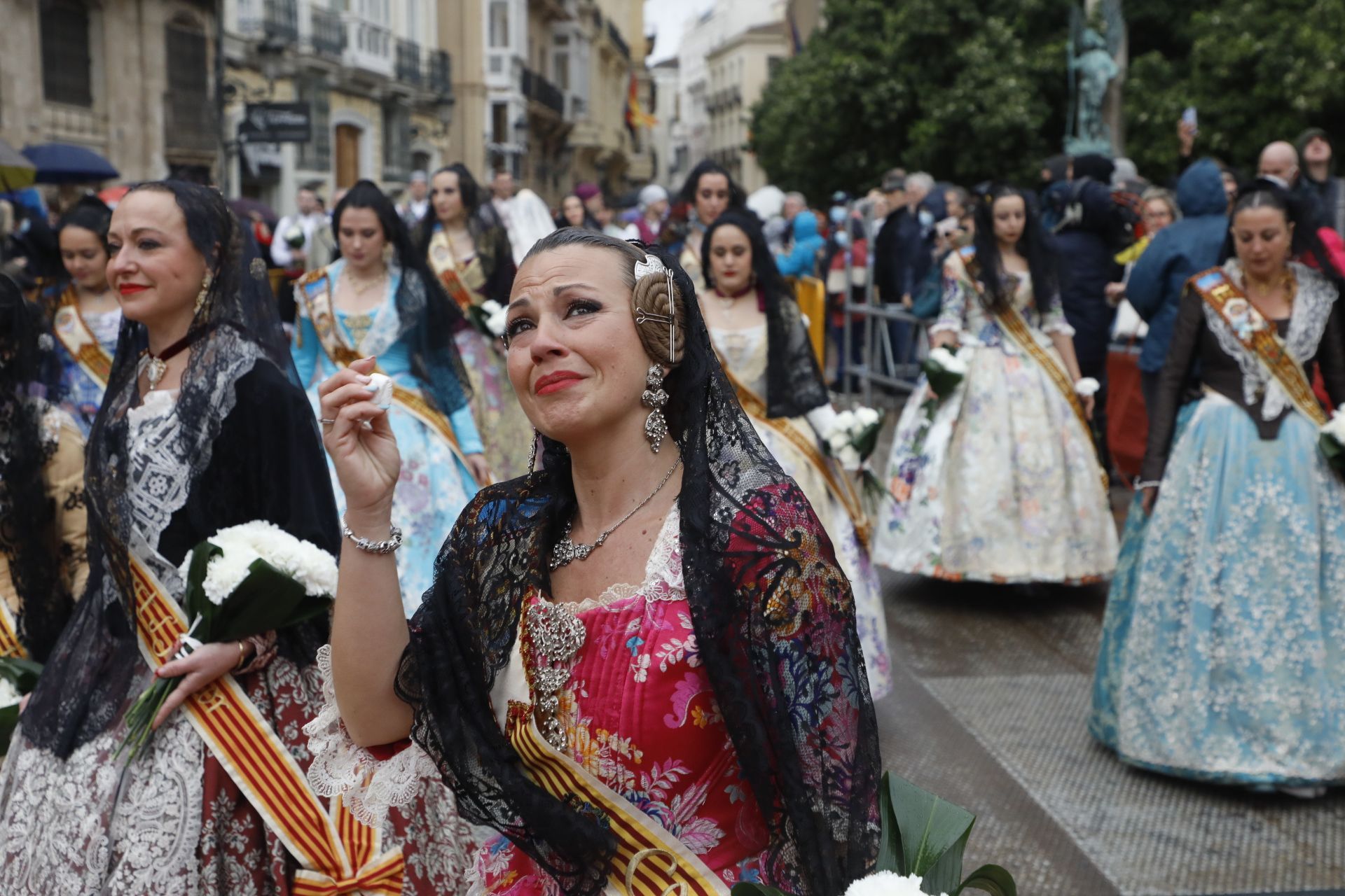 Fotos emotivas ofrenda Fallas