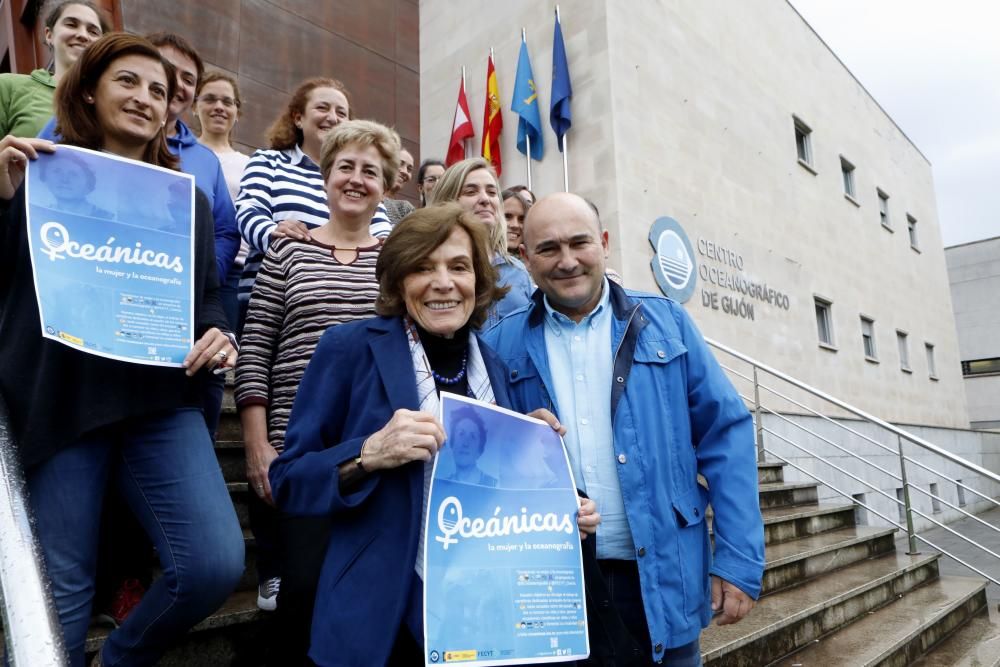 Sylvia Earle visita el Instituto oceanográfico de Gijón