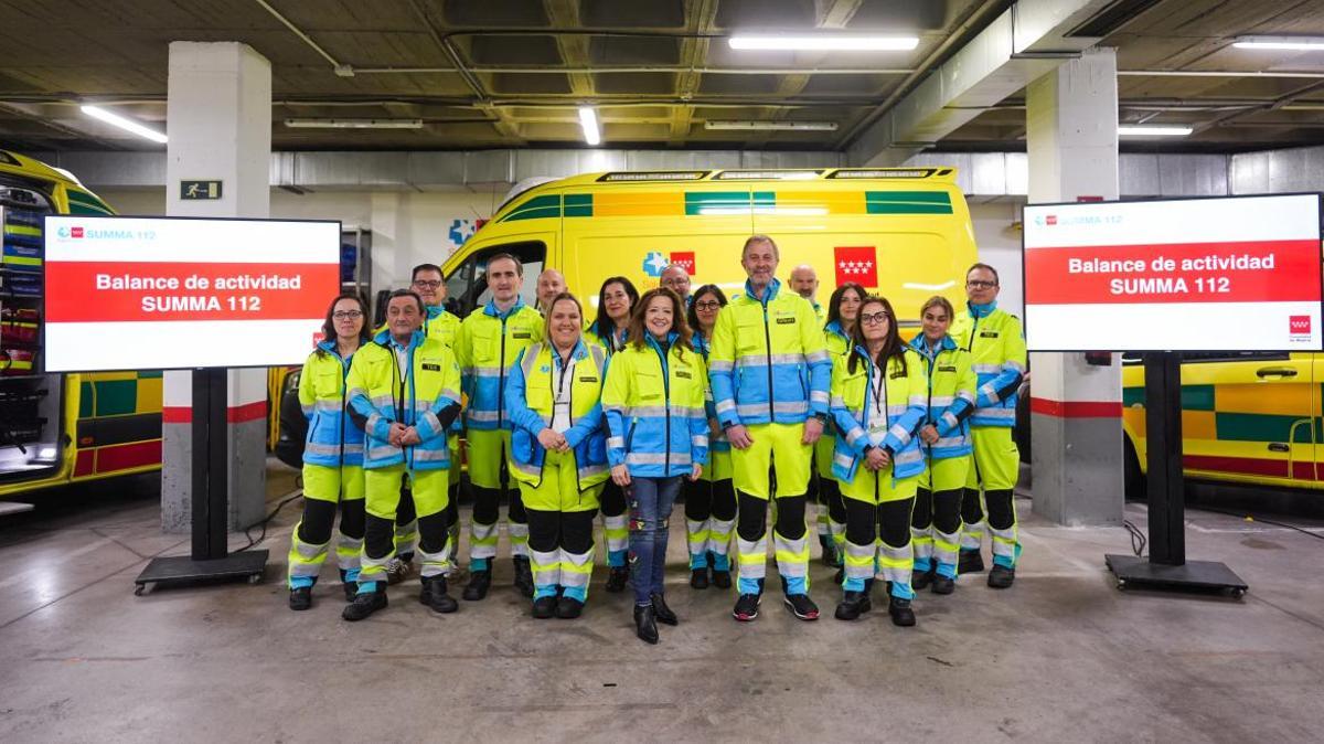 Fátima Matute presenta el balance 2025 del SUMMA 112.