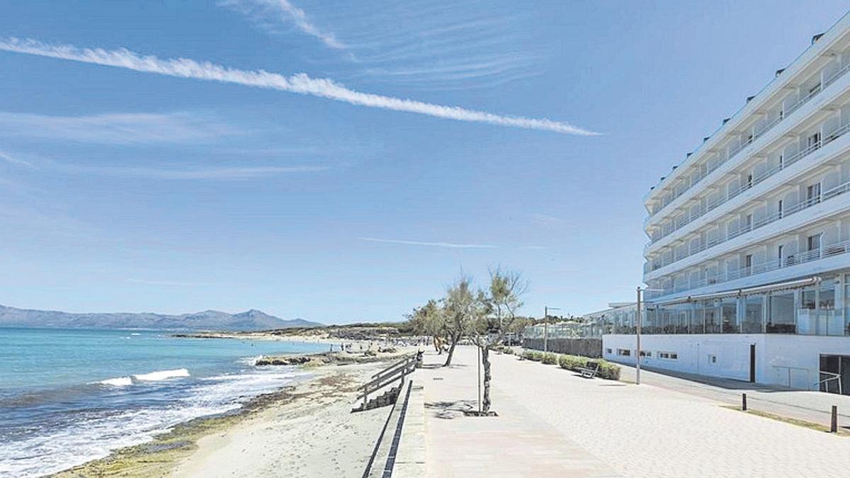 El hotel Ferrer Concord, en la playa de Son Bauló, en Can Picafort.