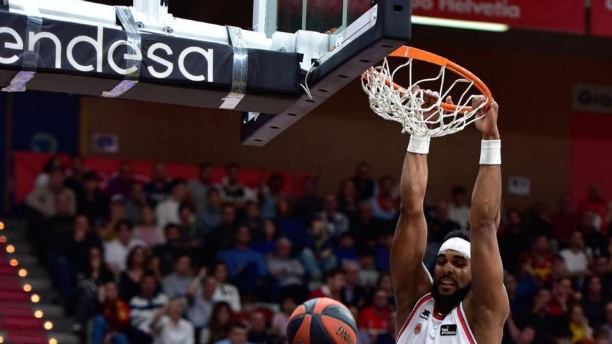 Brandon Davies, decisivo en el tiempo extra. | ACB PHOTO / J. BERNAL