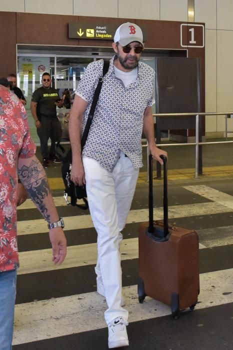 28-06-2019 TELDE. Llegada del cantante Juan Luis Guerra, en el aeropuerto de Gran Canaria  | 28/06/2019 | Fotógrafo: Andrés Cruz