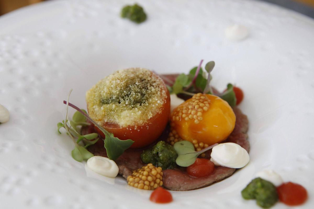 Carpaccio vom galicischen Rinderfilet.