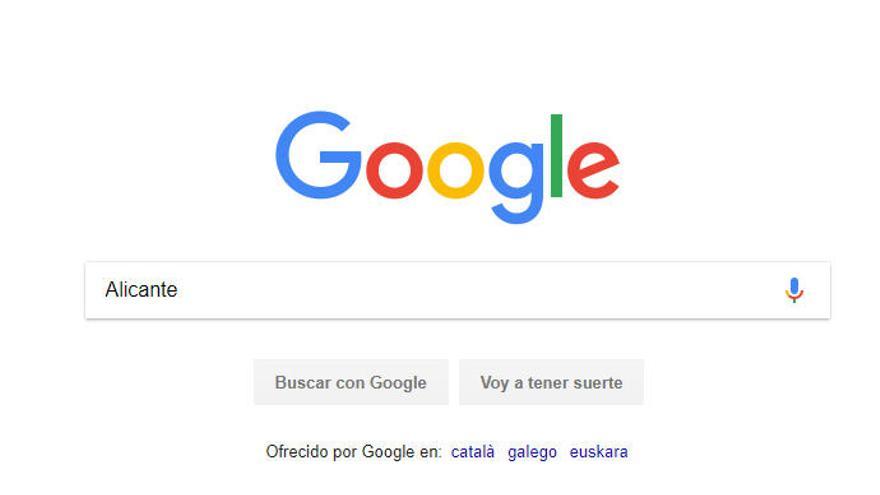 Lo que la gente busca en Google sobre los alicantinos y Alicante