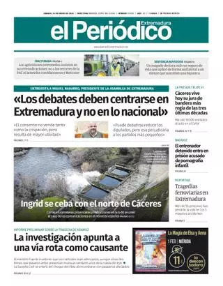 Consulta la portada correspondiente al día  24 de enero de 2026