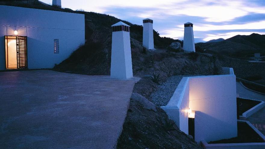 Casas cueva en el entorno del Castillo de Nogalte, Puerto Lumbreras.