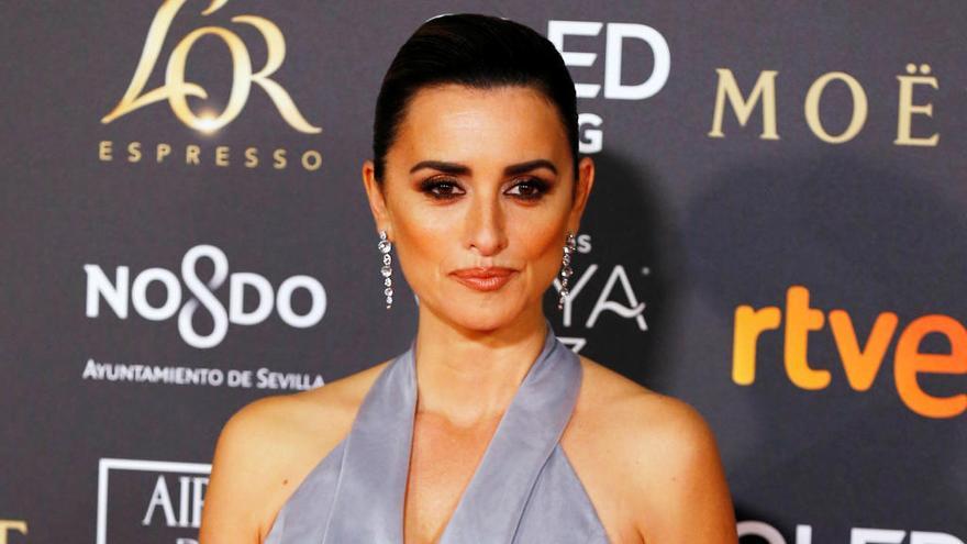 Penélope Cruz en la alfombra roja de los Goya