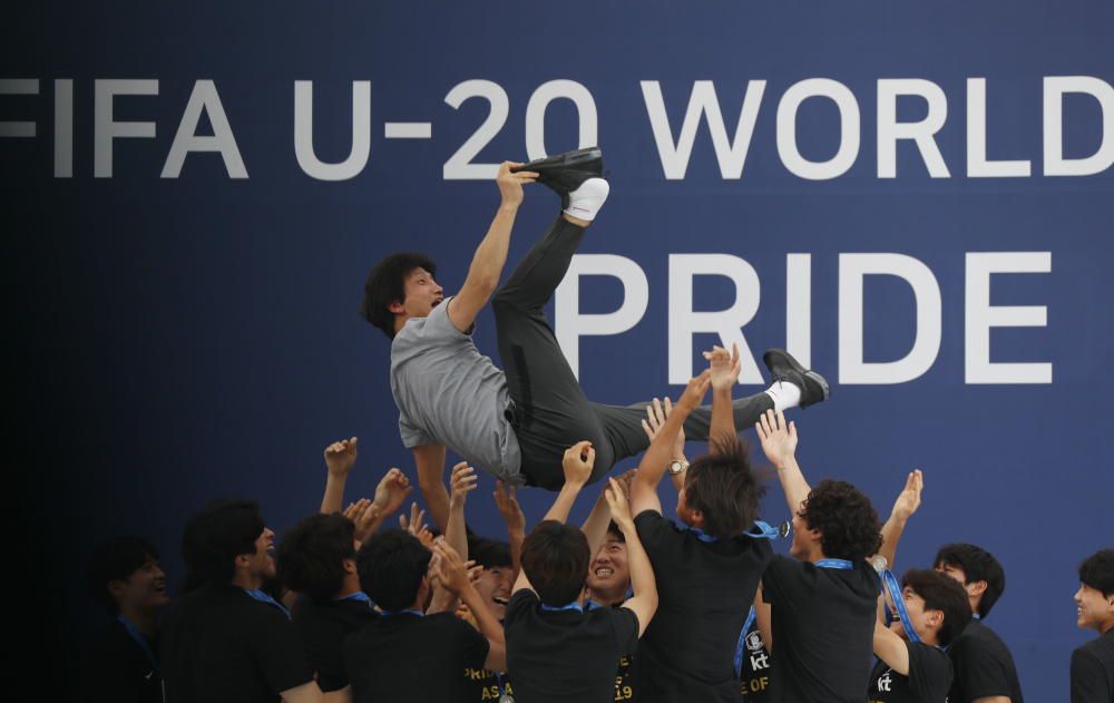 Kang In Lee y la celebración de Corea del Sur