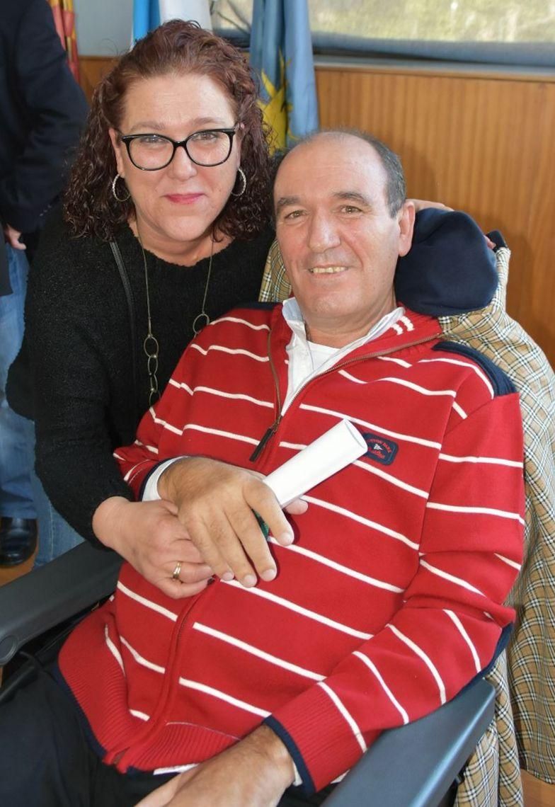 Pili Guimeráns, en una imagen de archivo con su hermano Tino, fallecido en mayo de 2019.