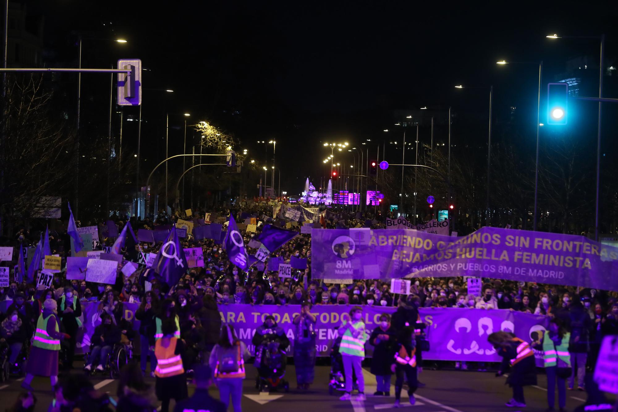 MANIFESTACIÓN POR EL DÍA INTERNACIONAL DE LA MUJER EN MADRID