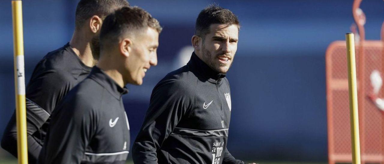 Jairo Samperio, durante un entrenamiento.