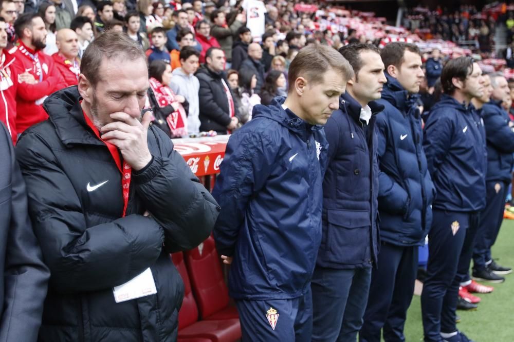 El partido entre el Sporting y la Cultural Leonesa, en imágenes