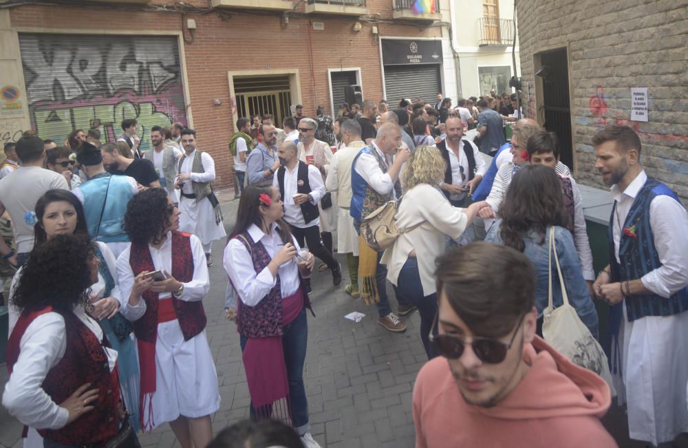 Ambiente en las tascas en el Bando de la Huerta