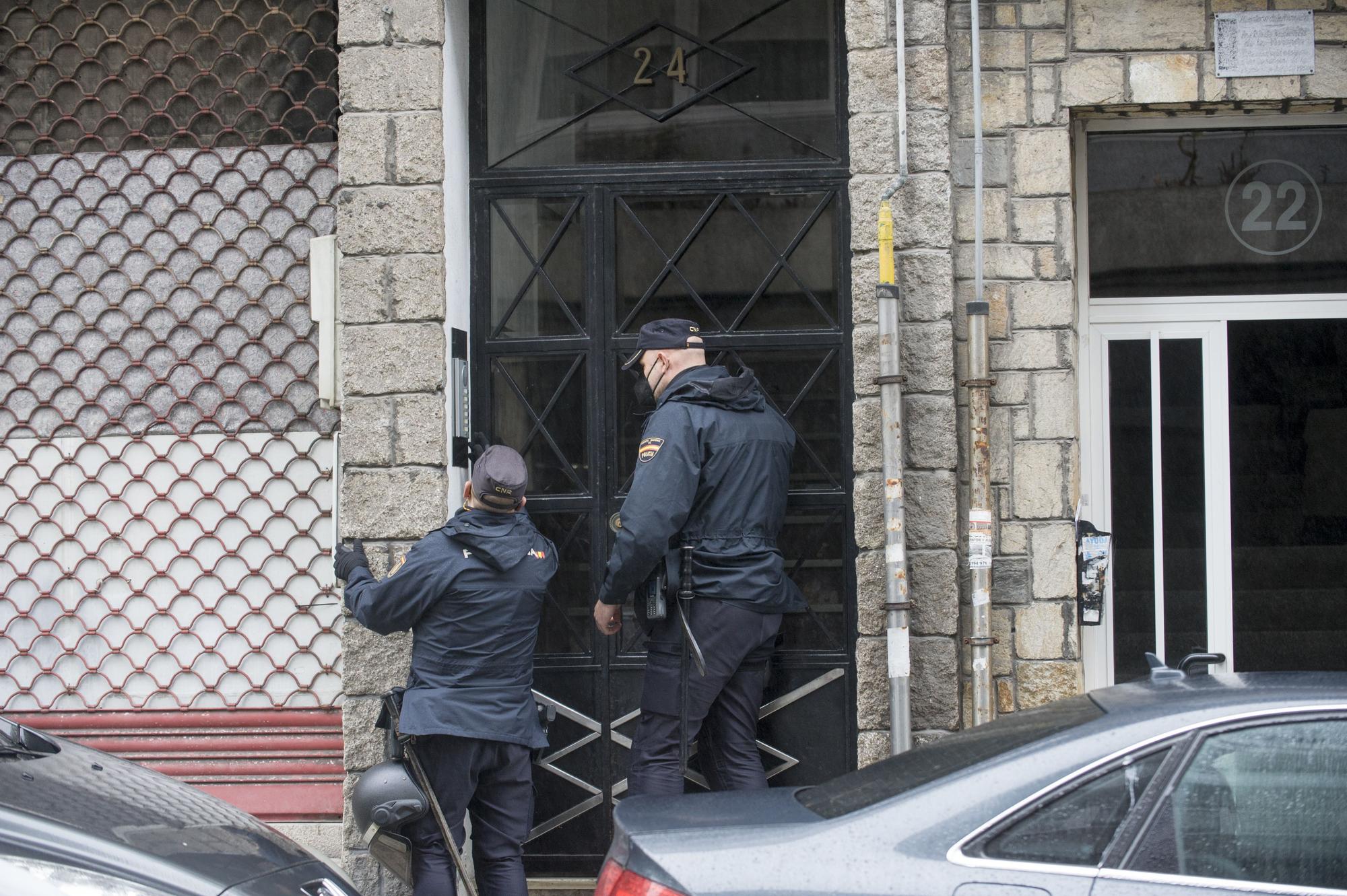 Ocupas se niegan a salir de un edificio en A Falperra tras pedírselo el 091