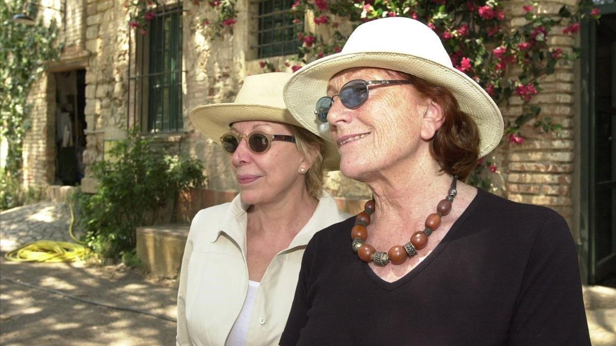 Rosa Maria Sardà y Rosa Regàs en la presentación de la seire ’Abuela de verano’.