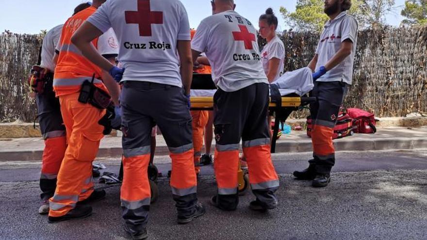 Herido grave un ciclista tras sufrir un accidente en Xàbia