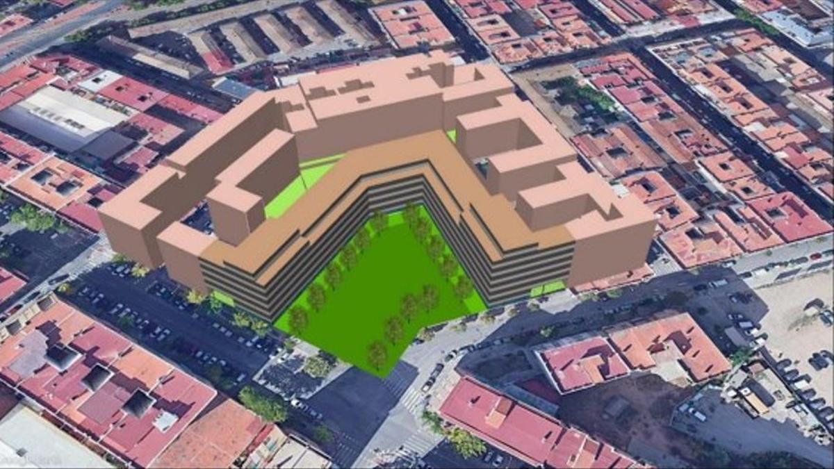 Figuración del futuro PAI de Benicalap