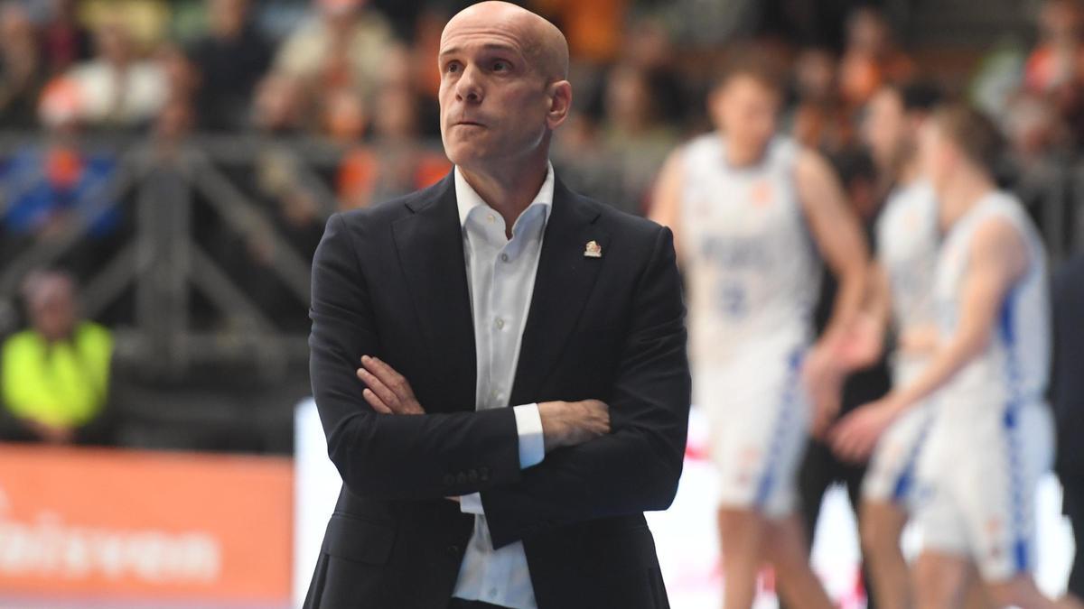 Carles Marco, en un duelo esta temporada.