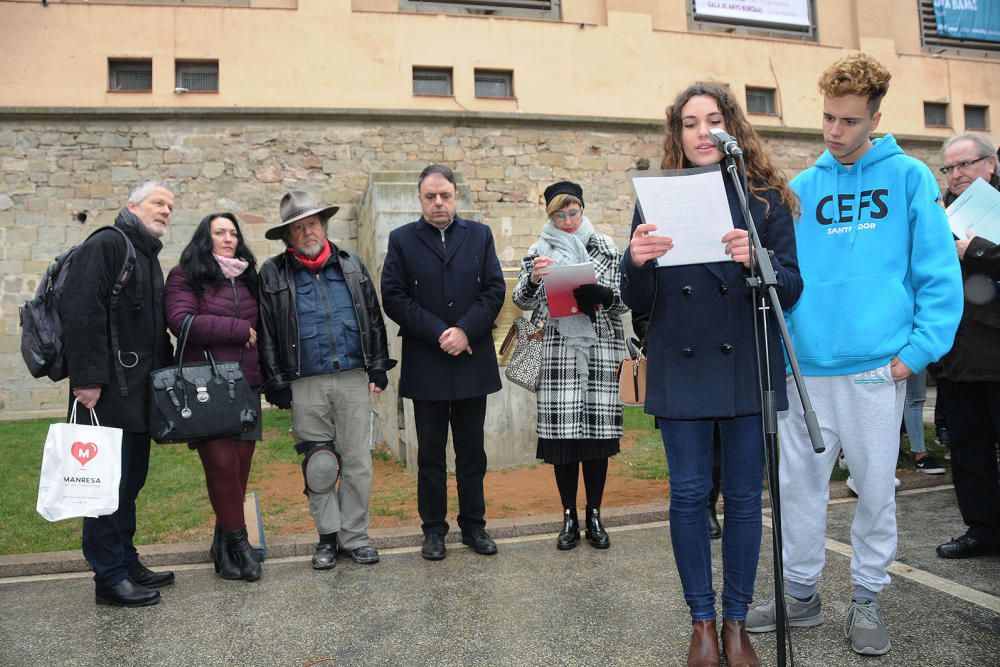 Manresa posa les primeres plaques Stolpersteine