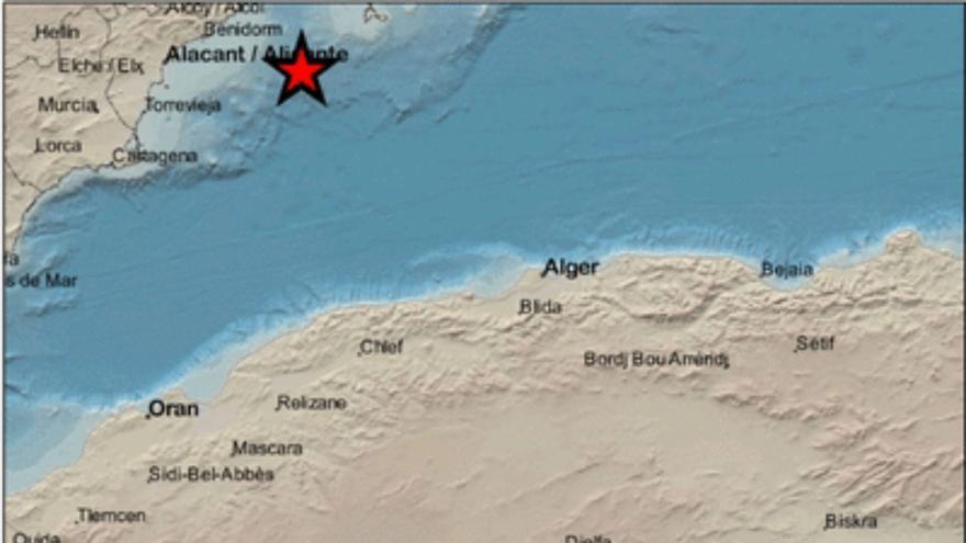 Terremoto en la costa de Alicante