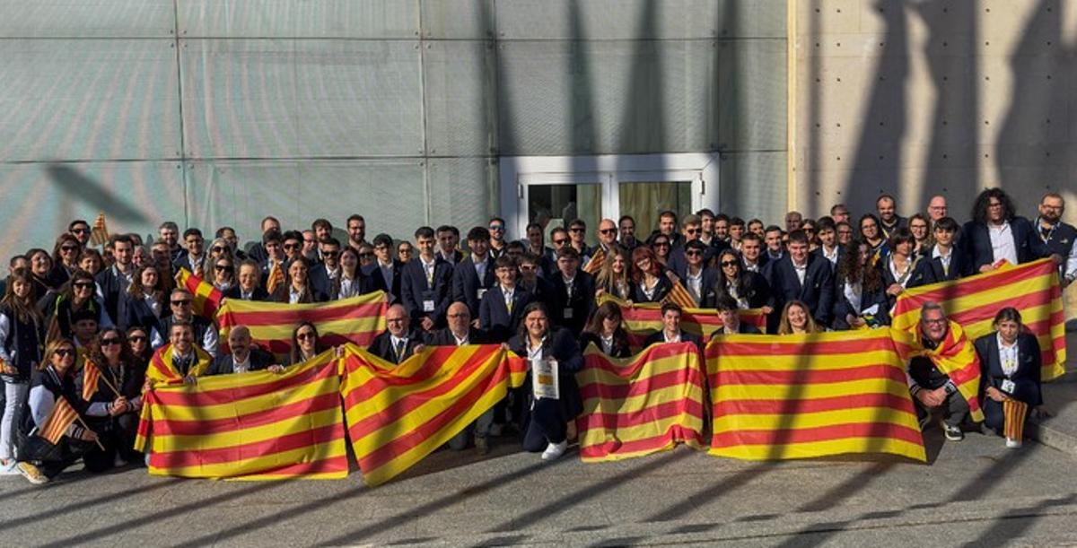 Una imatge de grup dels participants